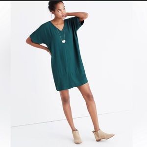 Madewell Green Midi Dress